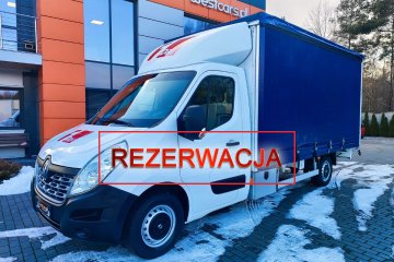 2.3 DCI 145 KM Firanka Aluminiowa zabudowa Zsuwany dach
