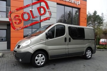 2.0 DCI 115 KM Brygadówka 6 osób Klima Tempomat Nawigacja Hak