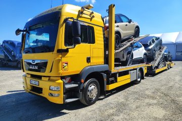 MAN TGM 15.29 z przyczepą Kaessbohrer